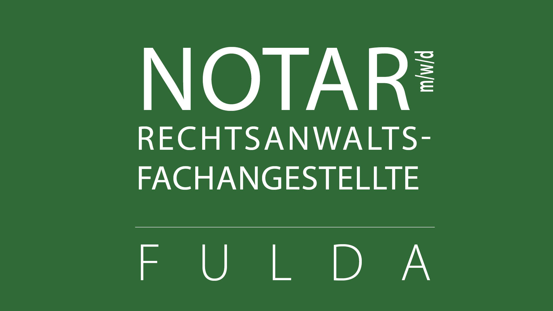 REchtsanwalts-und Notarfachangestellte Fulda