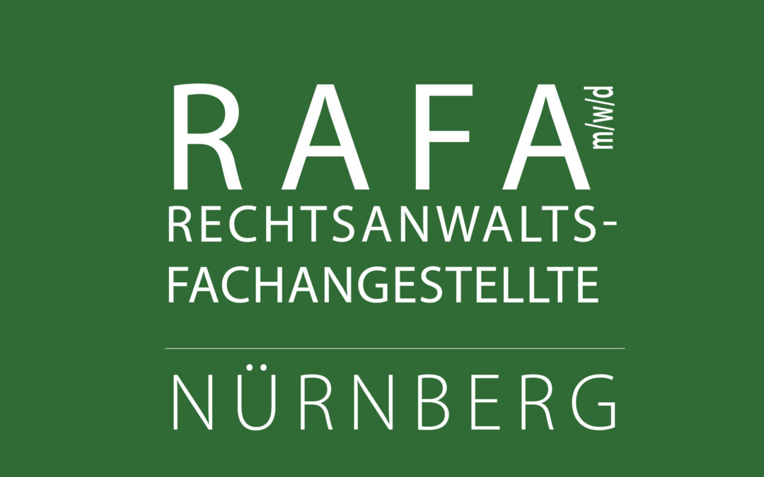 Rechtsanwaltsfachangestellte (w/m/d)