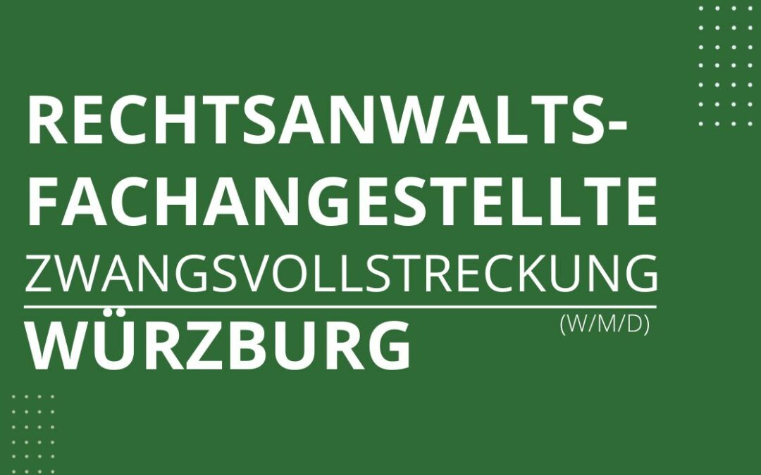 Rechtsanwaltsfachangestellte (w/m/d)
