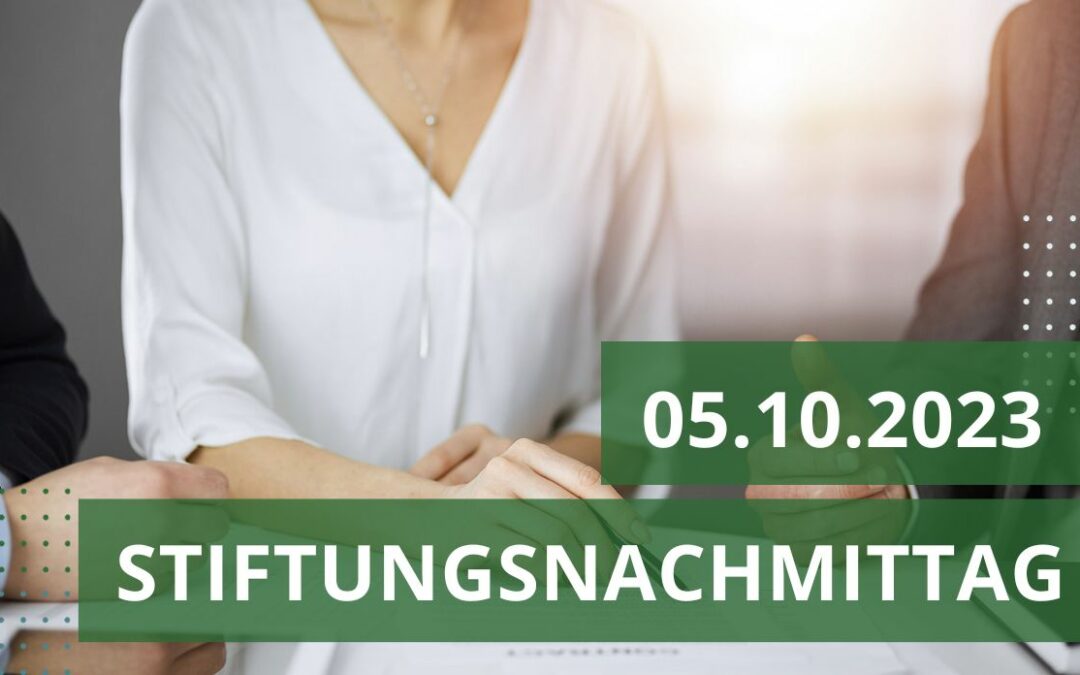 Würzburger Stiftungsnachmittag am 05.10.2023