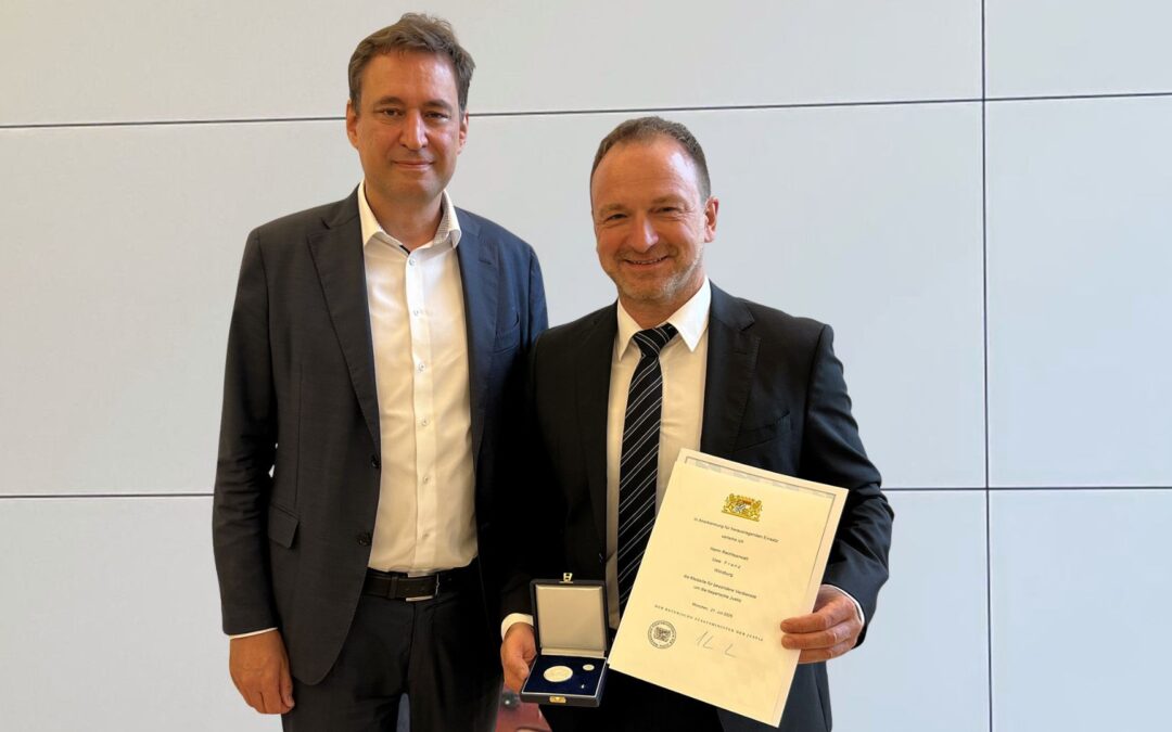 Verleihung der Justizmedaille an Rechtsanwalt Uwe Franz